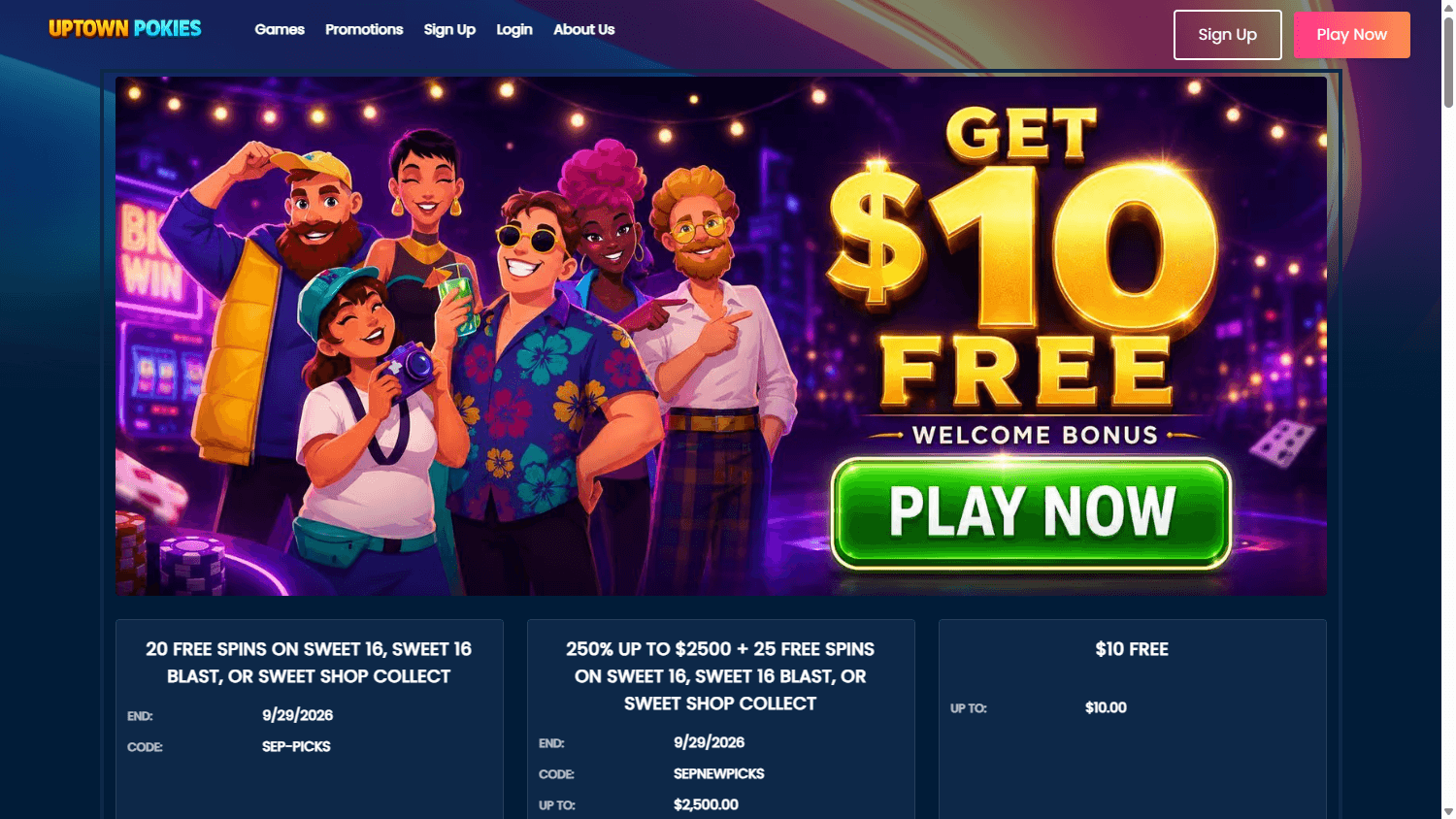 uptown_pokies_casino_homepage_desktop