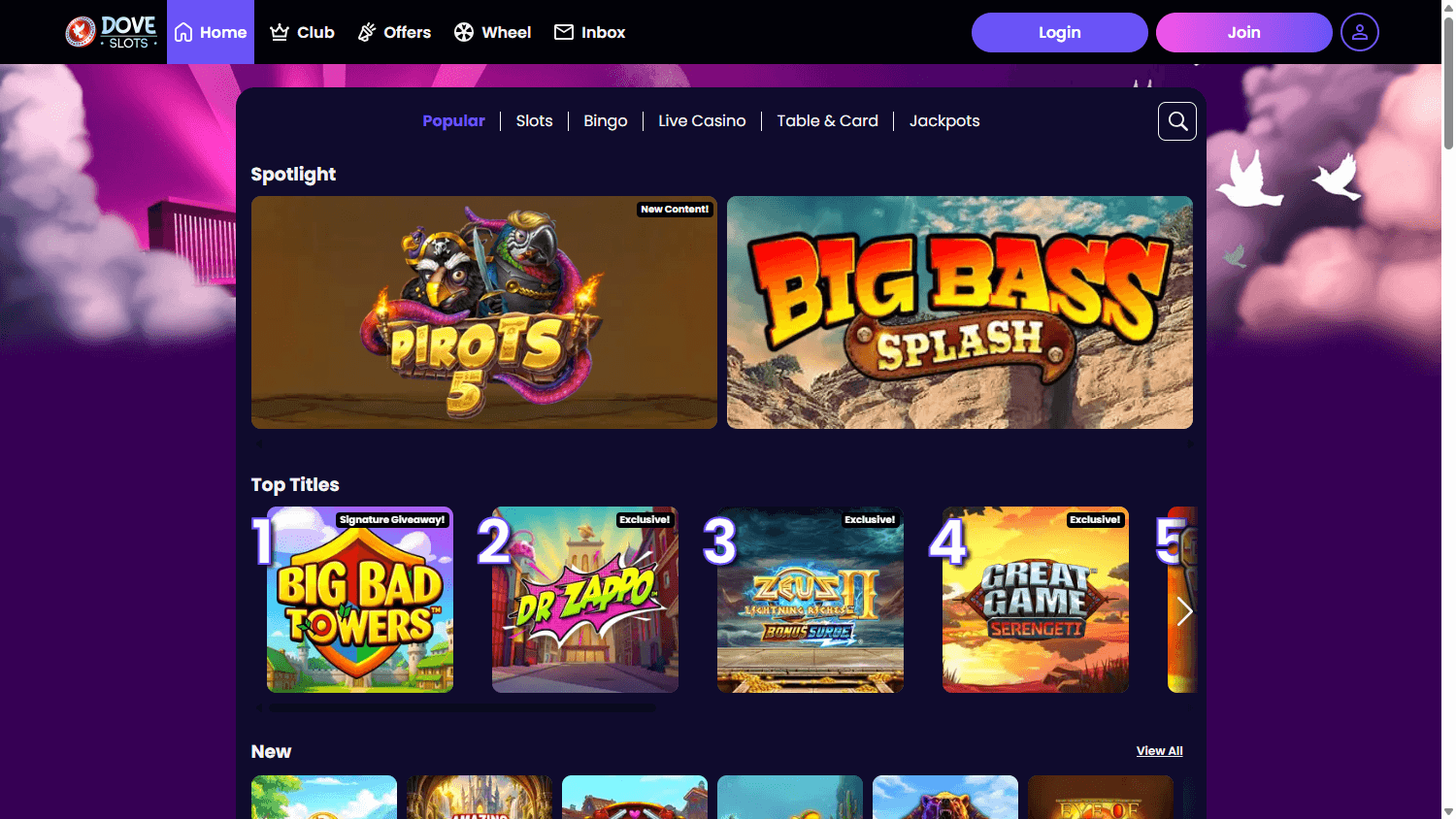 dove_slots_casino_game_gallery_desktop