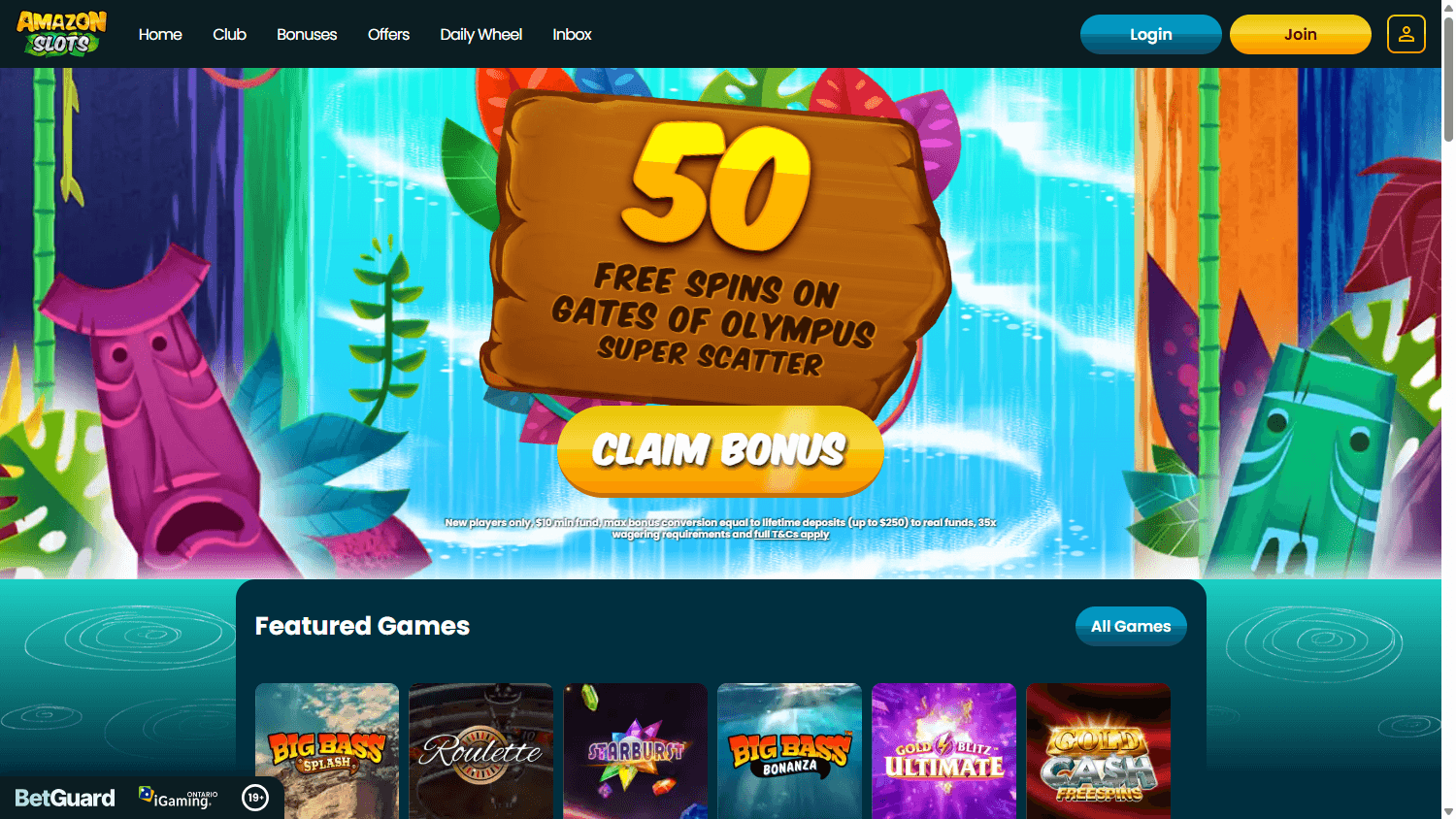 Amazon_Slots_Casino_Ontario_homepage_desktop