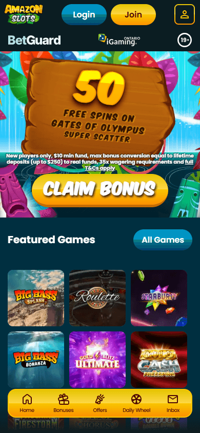Amazon_Slots_Casino_Ontario_homepage_mobile