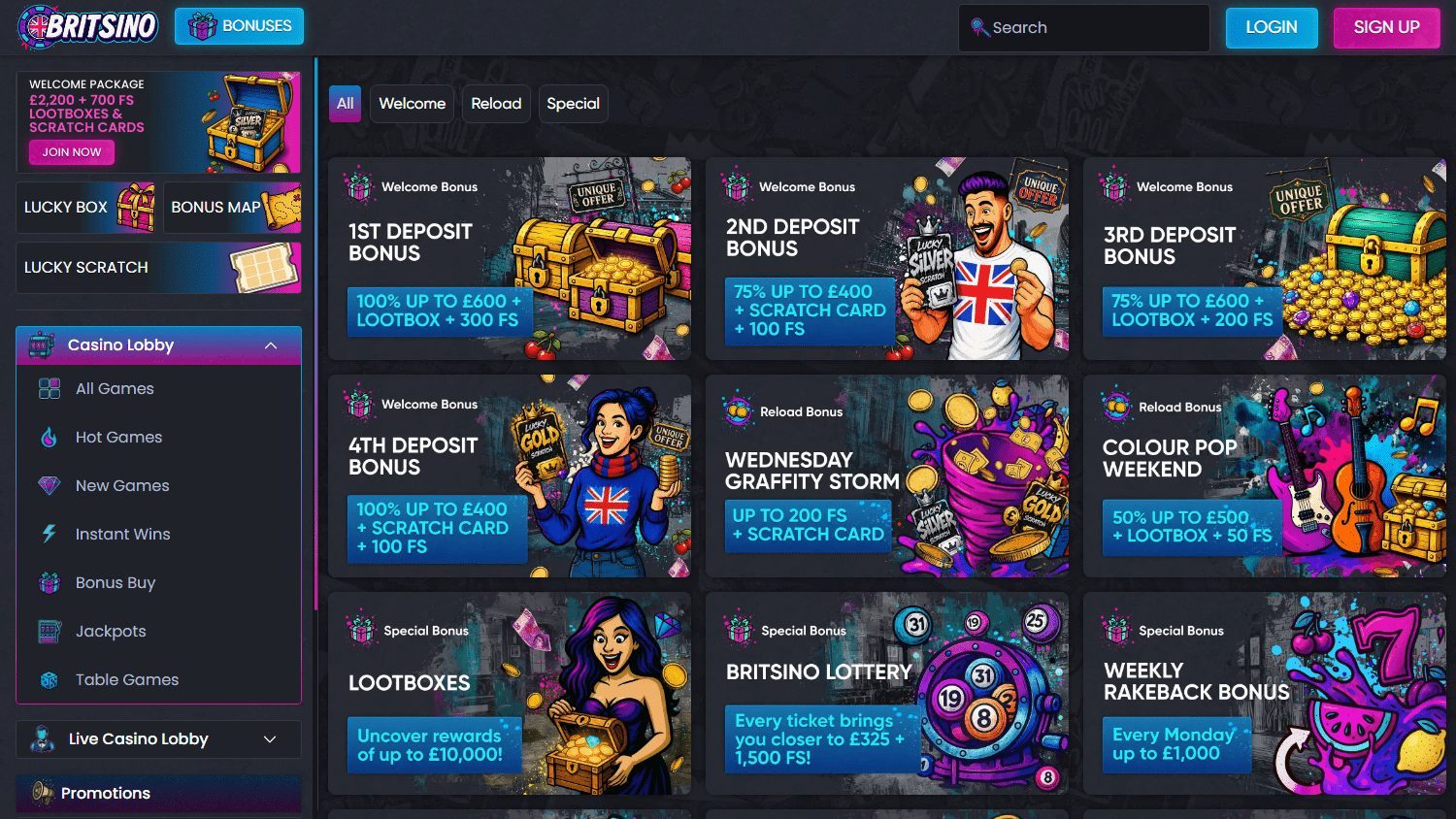 Britsino_Casino_promotions_desktop