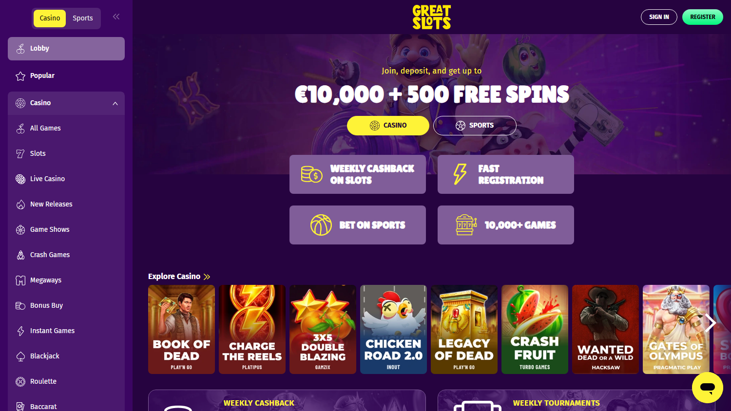 Great_Slots_Casino_homepage_desktop