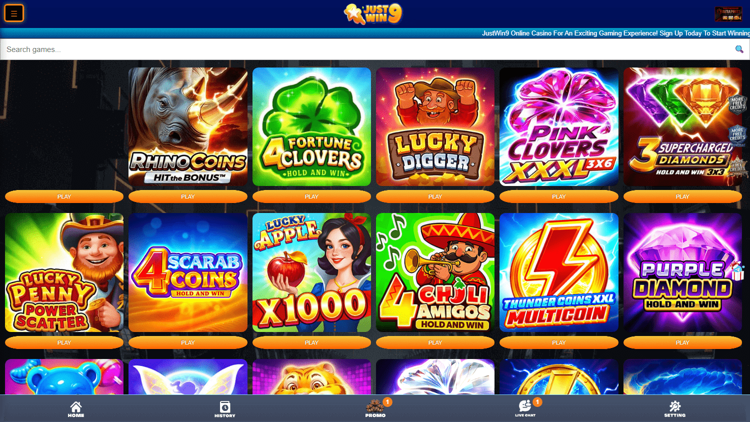 JustWin9_Casino_game_gallery_desktop