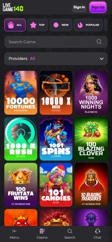 Livegame148_Casino_game_gallery_mobile