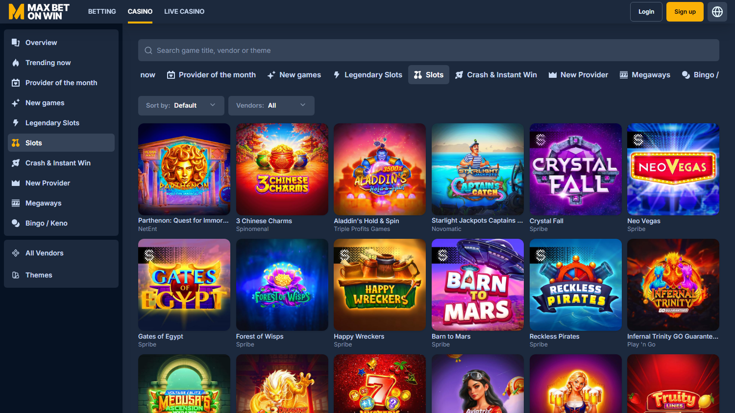 MAX_BET_ON_WIN_Casino_game_gallery_desktop