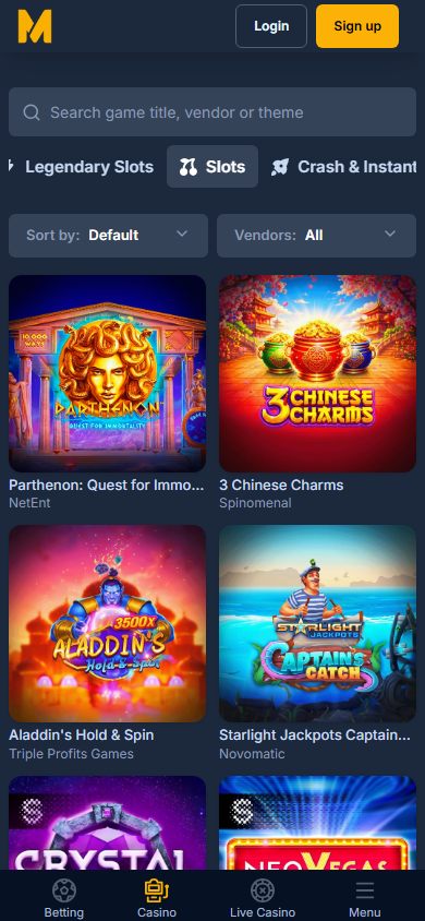 MAX_BET_ON_WIN_Casino_game_gallery_mobile