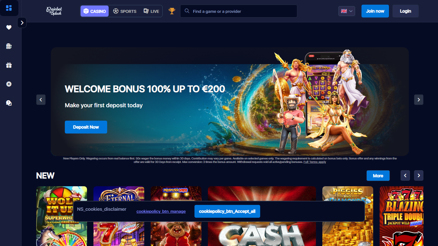 RainBetSplash_Casino_homepage_desktop