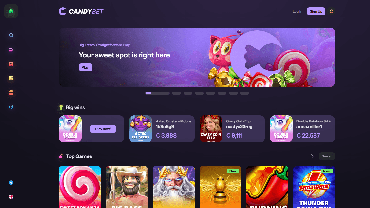 CandyBet.eu_Casino_homepage_desktop