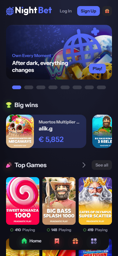 NightBet_Casino_homepage_mobile