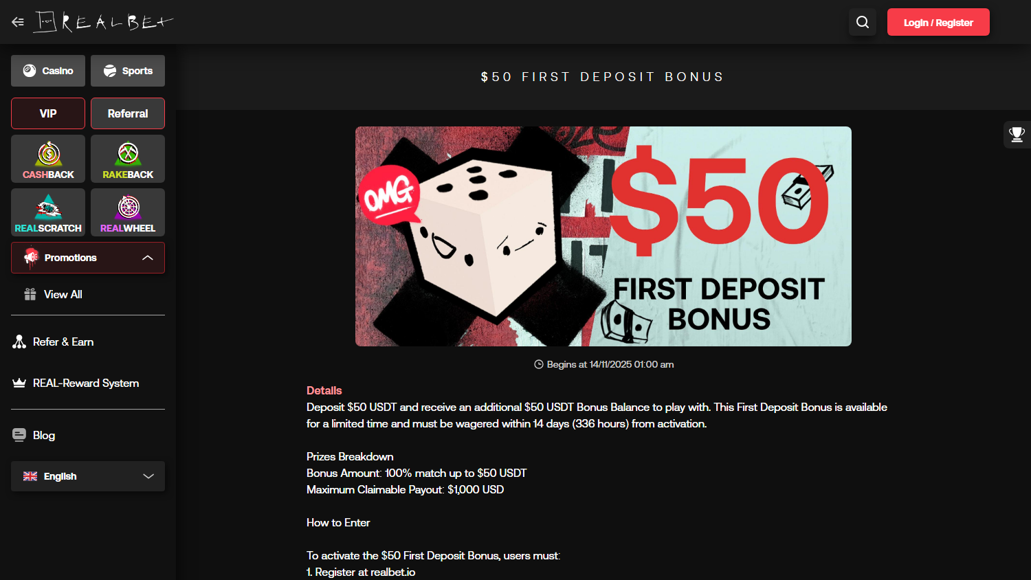 Realbet.io_Casino_promotions_desktop