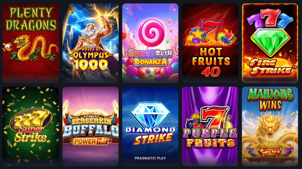 Slot games available to play on Easybet.co.za when you deposit with Instant EFT in South Africa