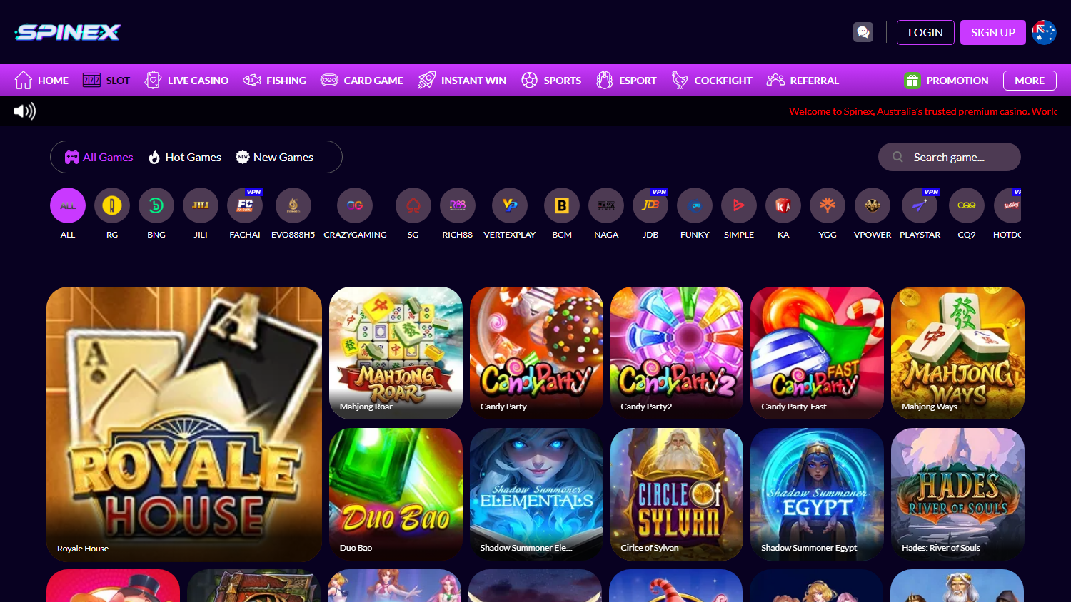 Spinex_Casino_game_gallery_desktop