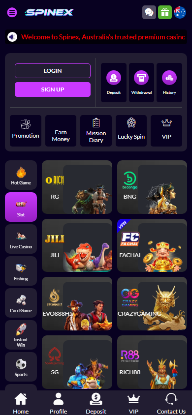 Spinex_Casino_game_gallery_mobile