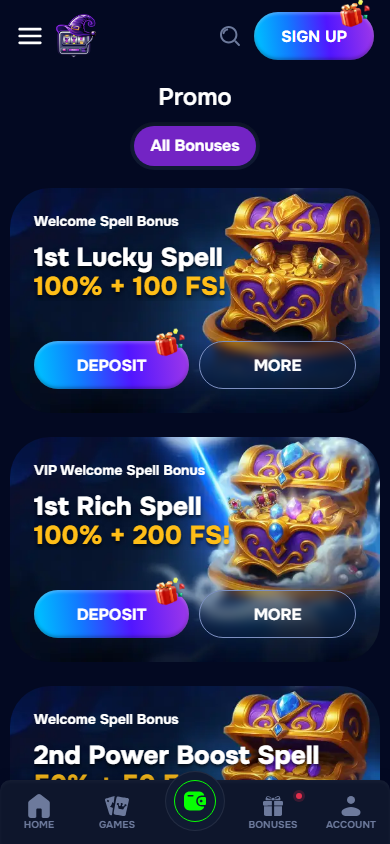 Wizardo_Casino_promotions_mobile