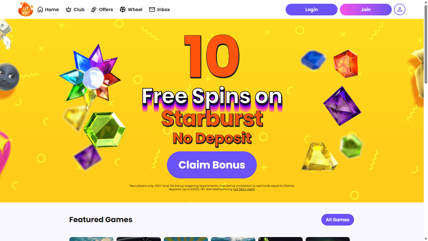 lit_wins_casino_homepage_desktop