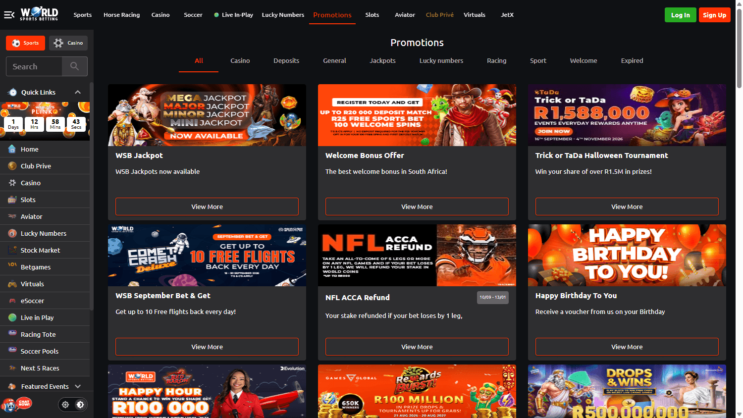 World_Sports_Betting_Casino_ZA_promotions_desktop