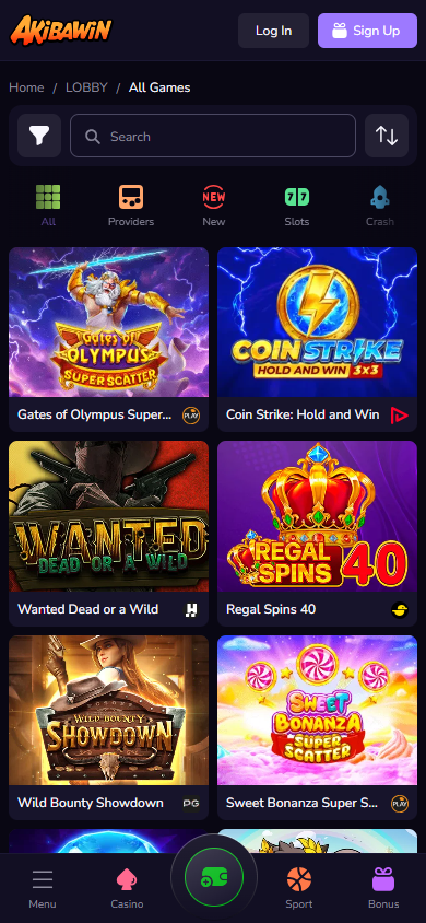 AkibaWin_Casino_game_gallery_mobile
