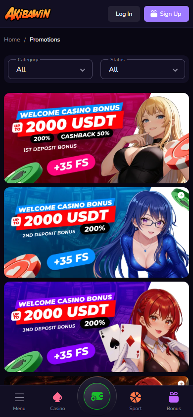 AkibaWin_Casino_promotions_mobile