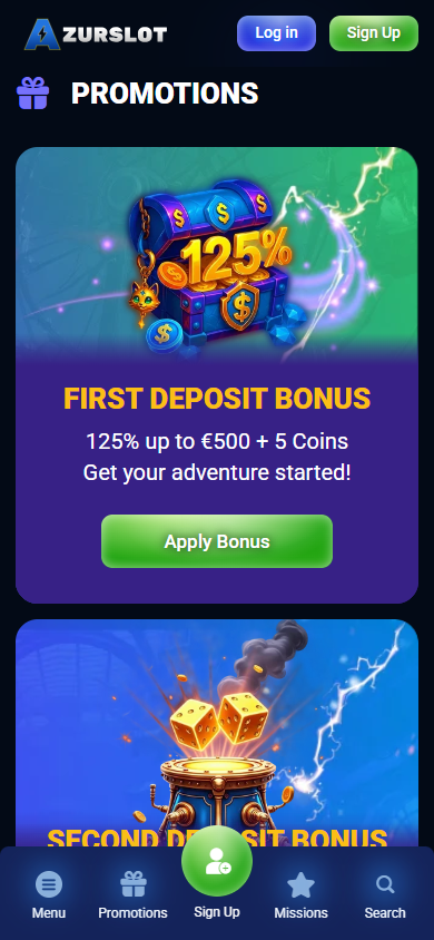 AzurSlot_Casino_promotions_mobile