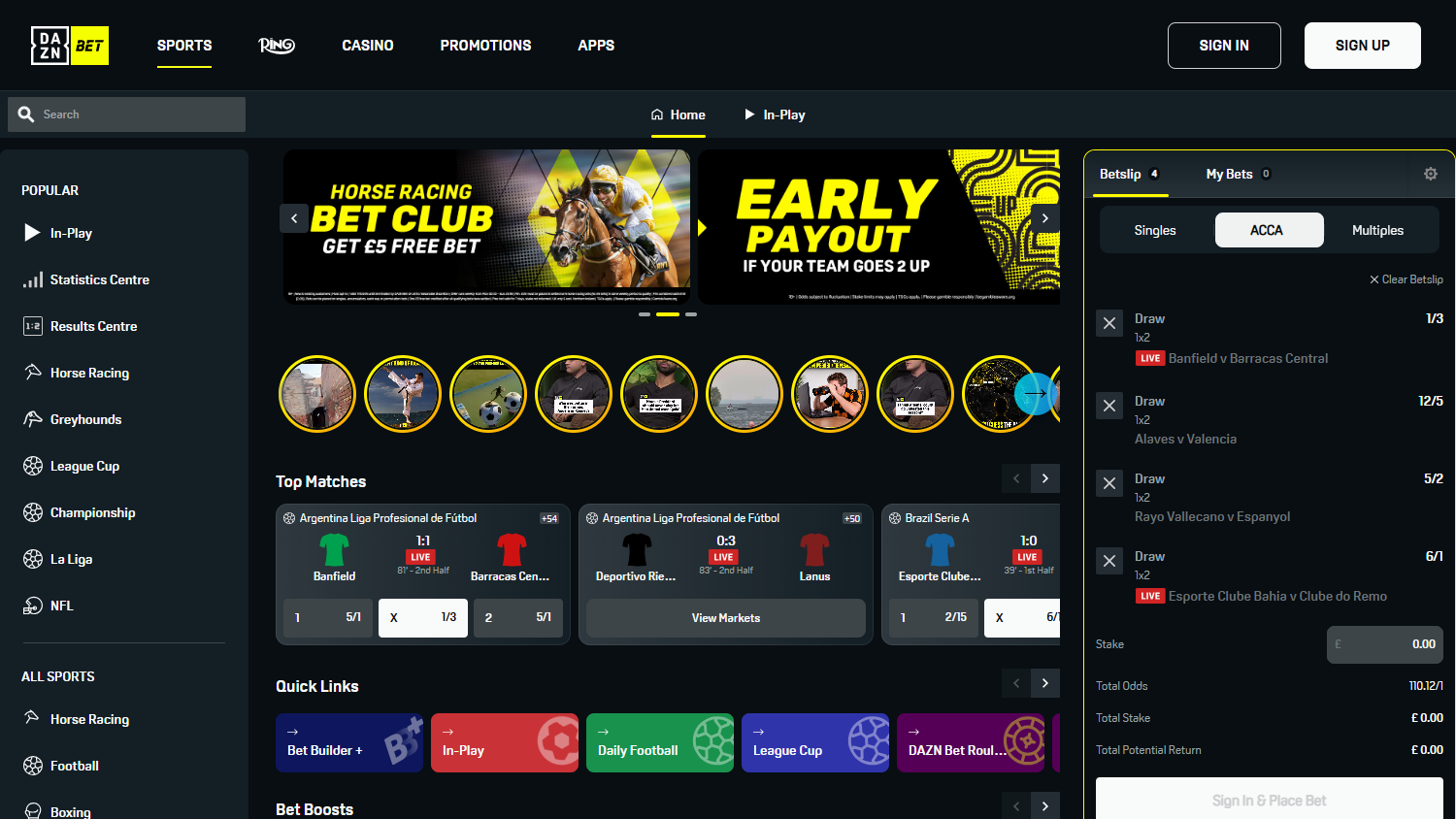 Bet_Class_Casino_homepage_desktop