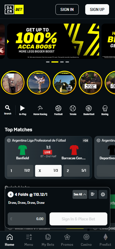 Bet_Class_Casino_homepage_mobile