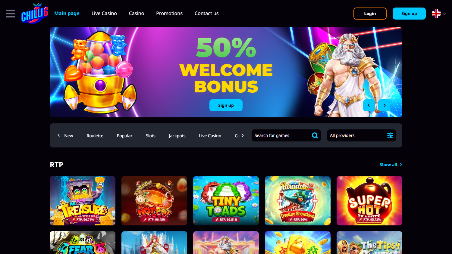 Chilli6_Casino_homepage_desktop