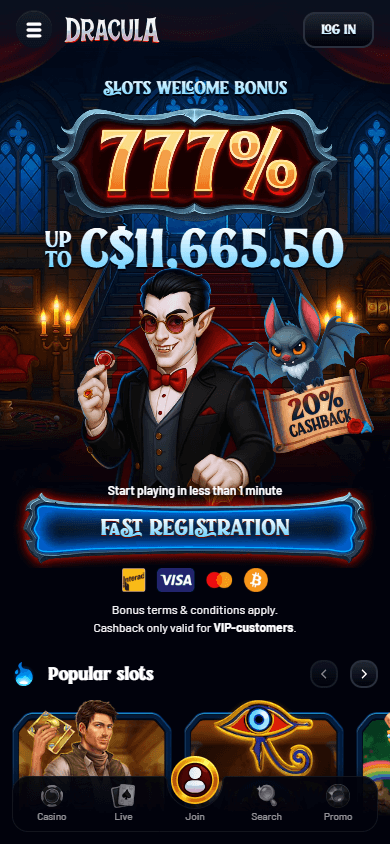 Dracula_Casino_homepage_mobile