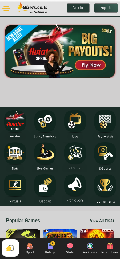 Gbets_Casino_LS_homepage_mobile