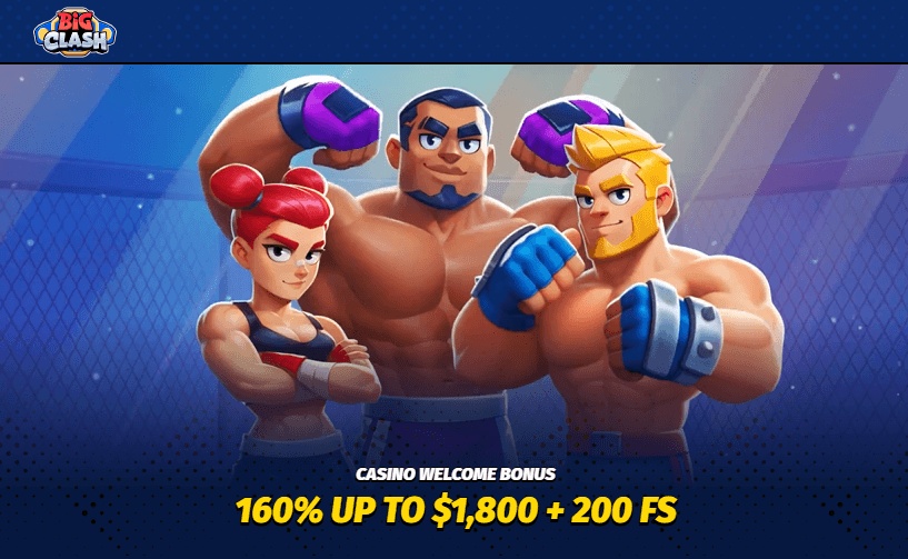Claim our exclusive BigClash casino bonus in Canada without needing a promo code