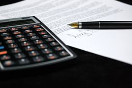 document-calculator-and-pen