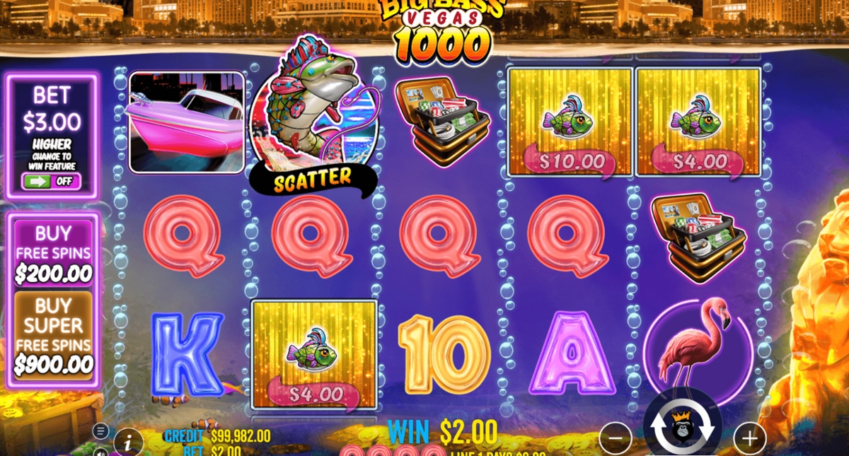 Big Bass Vegas 1000 has been well optimized for mobile devices