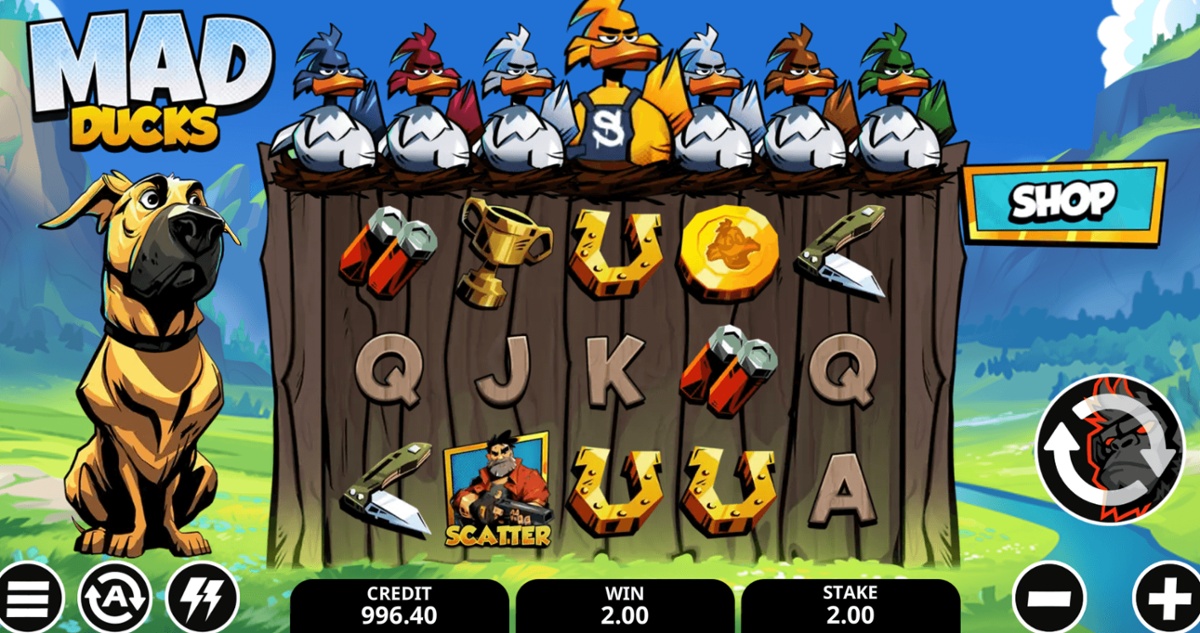 Mad Ducks serves up some cool audio effects when players score a win