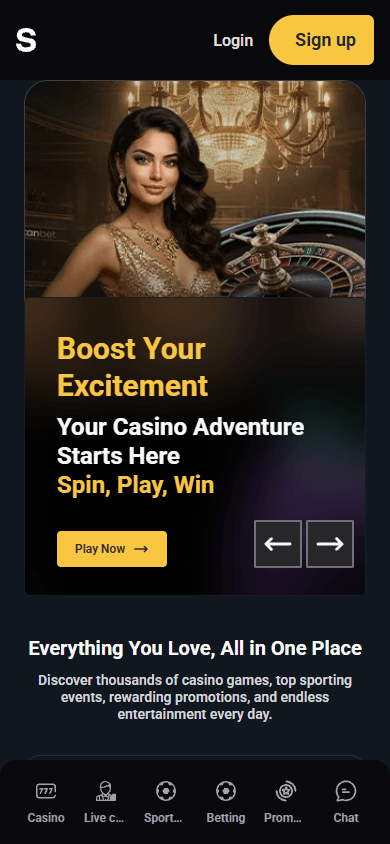 Sultanbet_Casino_homepage_mobile