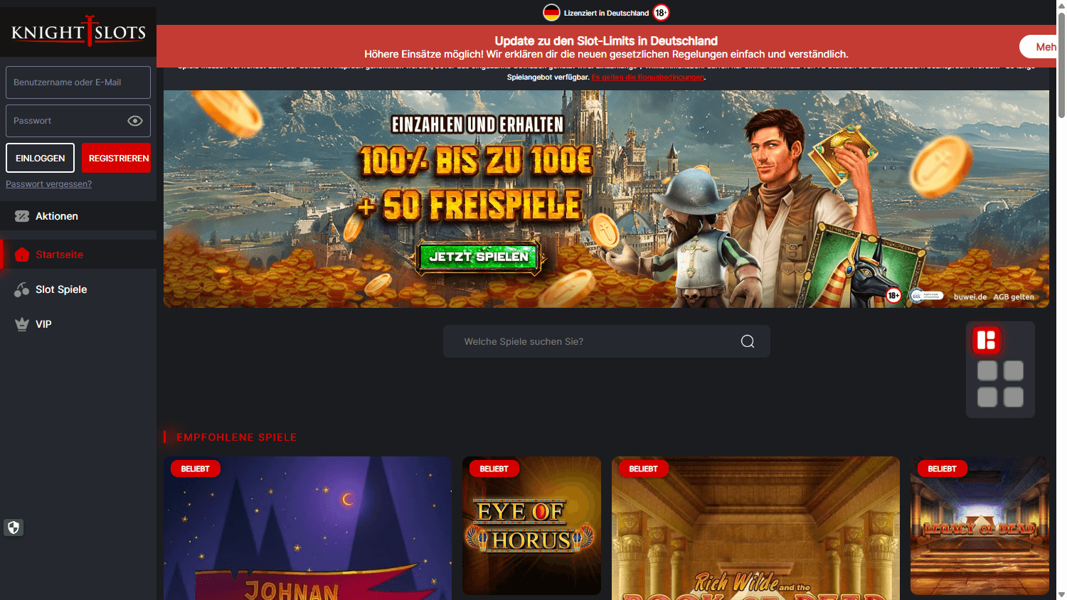 knightslots_casino_de_homepage_desktop
