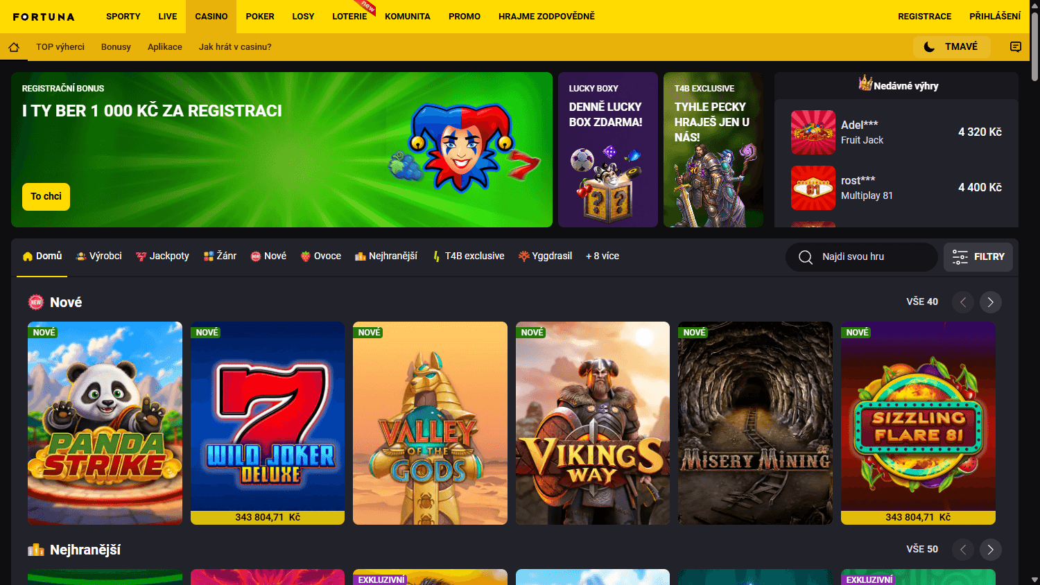 fortuna_casino_cz_homepage_desktop