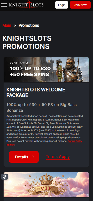 knightslots_casino_uk_promotions_mobile