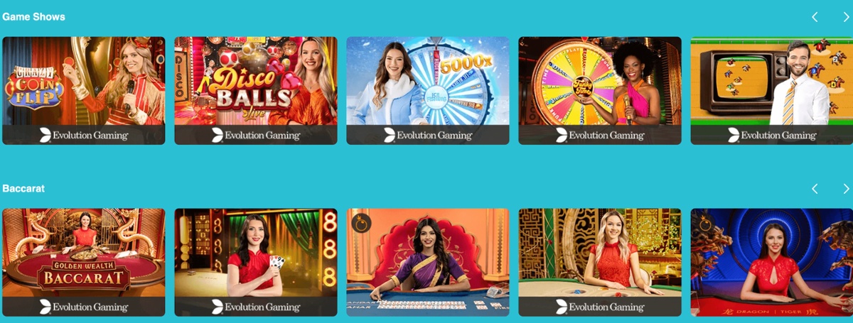 Fun Casino live dealer lobby