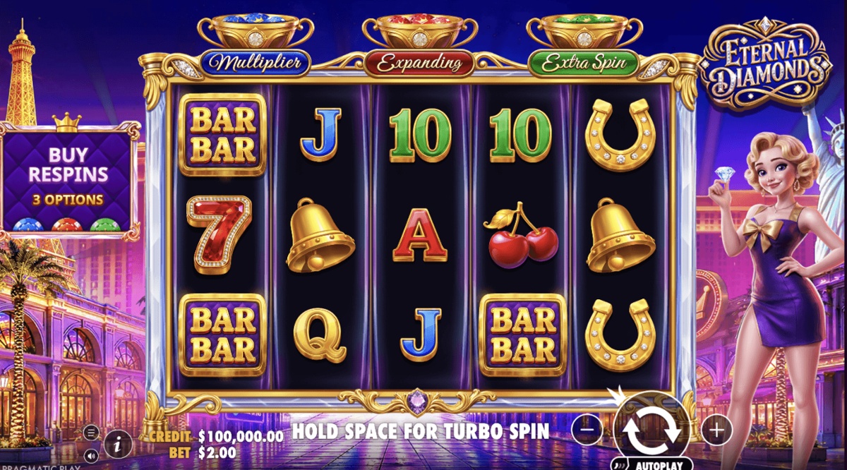 Eternal Diamonds oozes old-school Vegas glamor