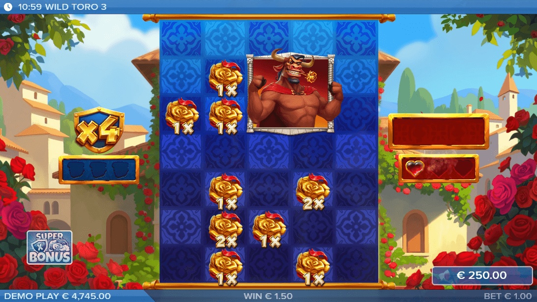 The game takes place in a world of cartoon bullfighters