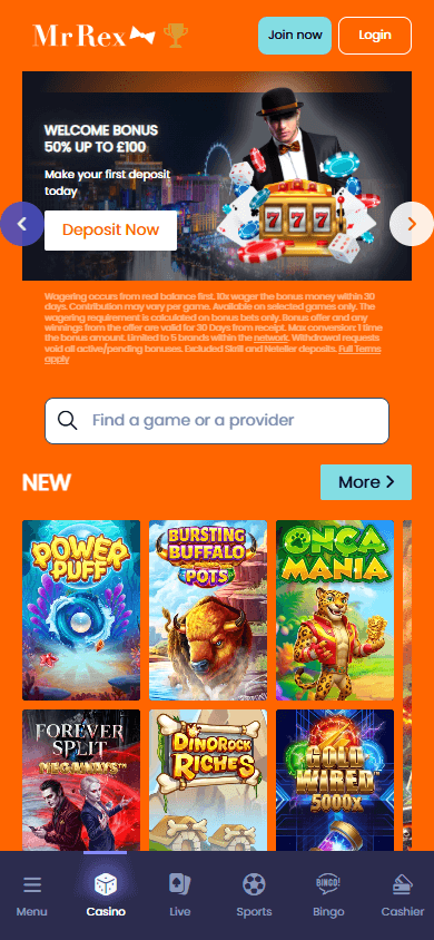 mrrex_casino_homepage_mobile