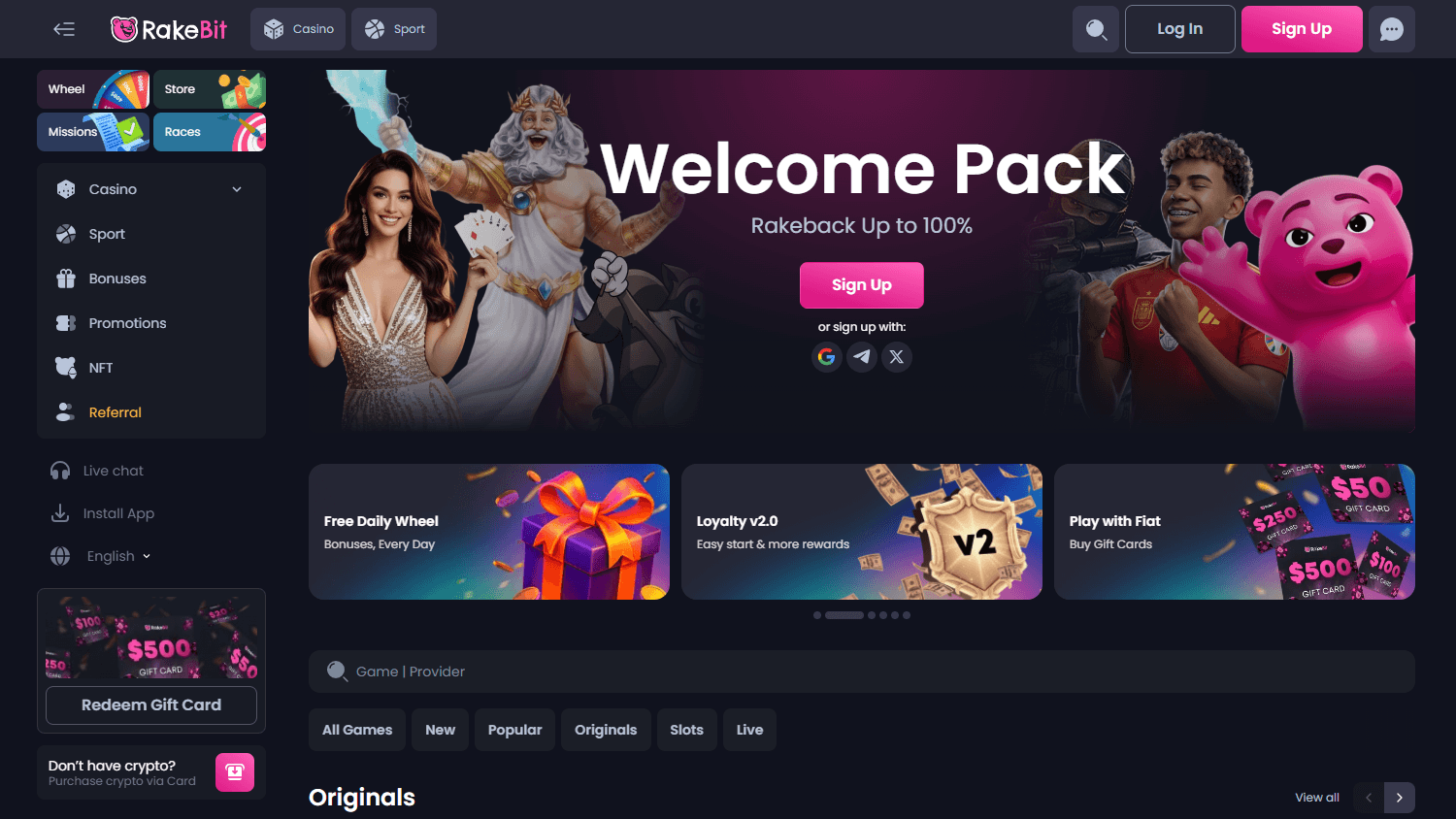 RakeBit_Casino_homepage_desktop