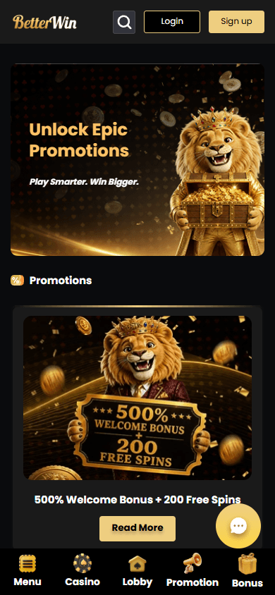 BetterWin_Casino_promotions_mobile
