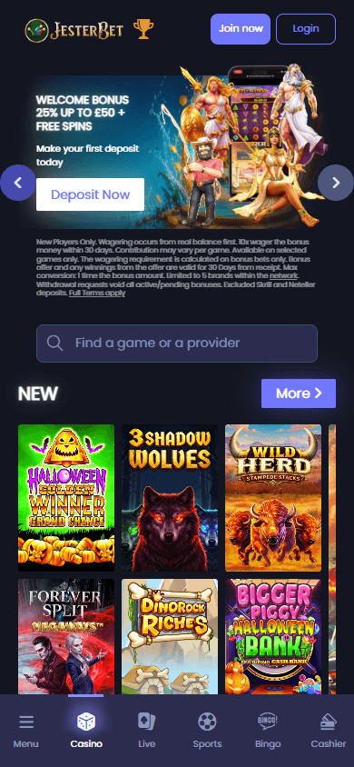 jesterbet_casino_homepage_mobile