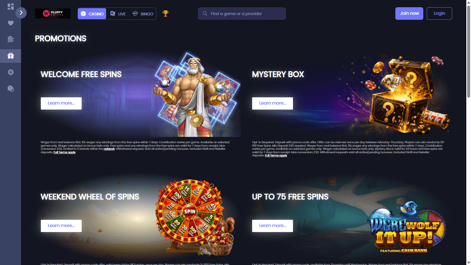 fluffywin_casino_promotions_desktop