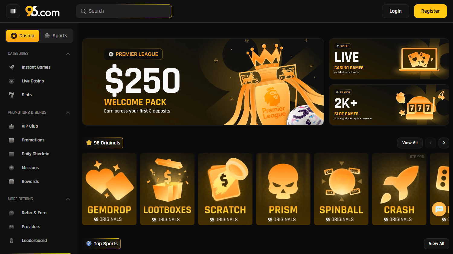96.com_casino_homepage_desktop