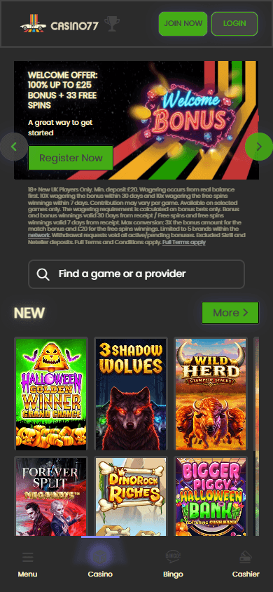 casino77_homepage_mobile