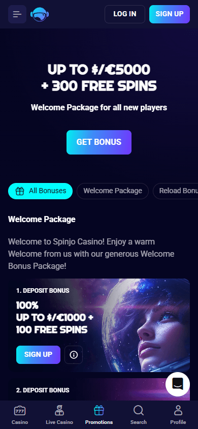 SpinJo_Casino_promotions_mobile