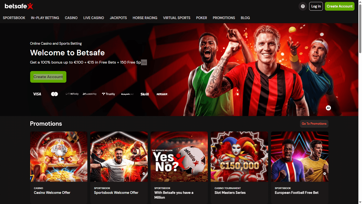 Betsafe_Casino_homepage_desktop