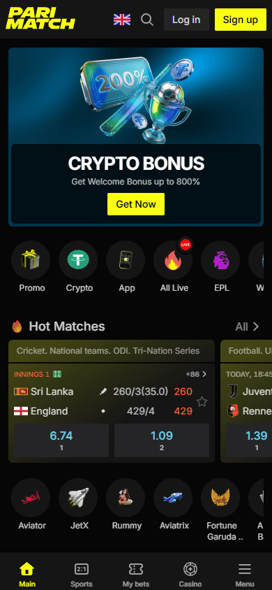 parimatch_casino_in_homepage_mobile