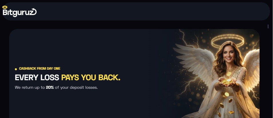 Bitguruz casino offers cashback to regular players